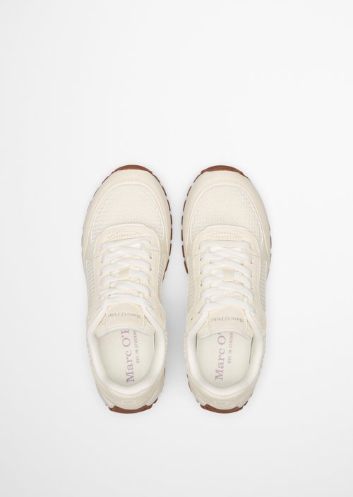 Sneaker Model Bella — White Cotton