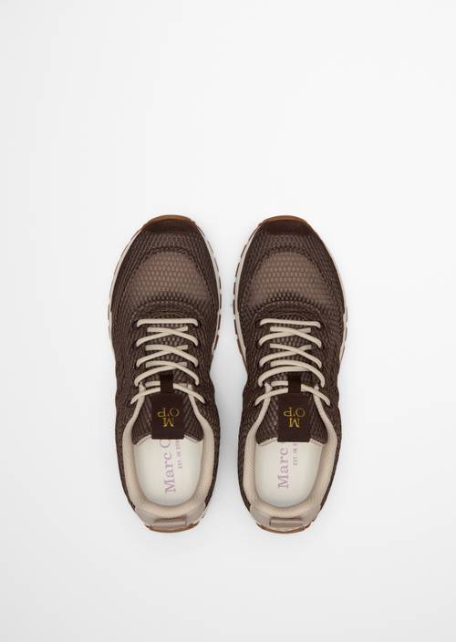 Sneaker Model Bella Burnt Coffee in top view