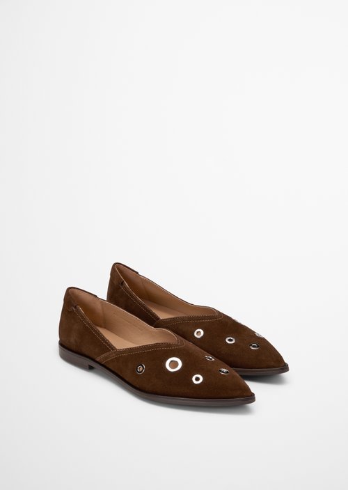Ballerina model Camilla — Dark Cognac