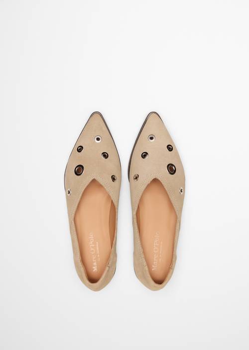 Ballerina Model Camilla Dusty Sand in Ansicht von oben