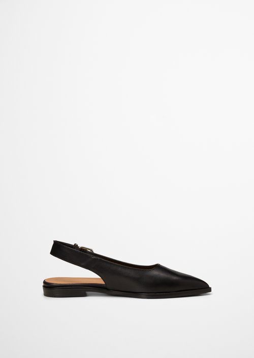 Slingback ballerina model Camilla — Black