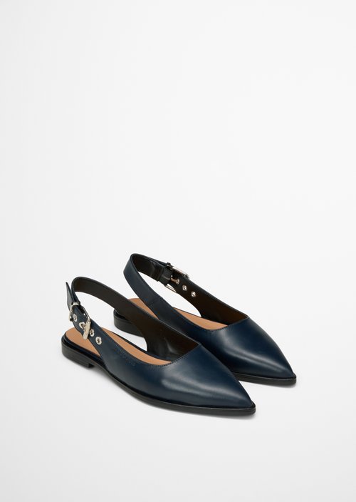 Slingback ballerina model Camilla — True Navy