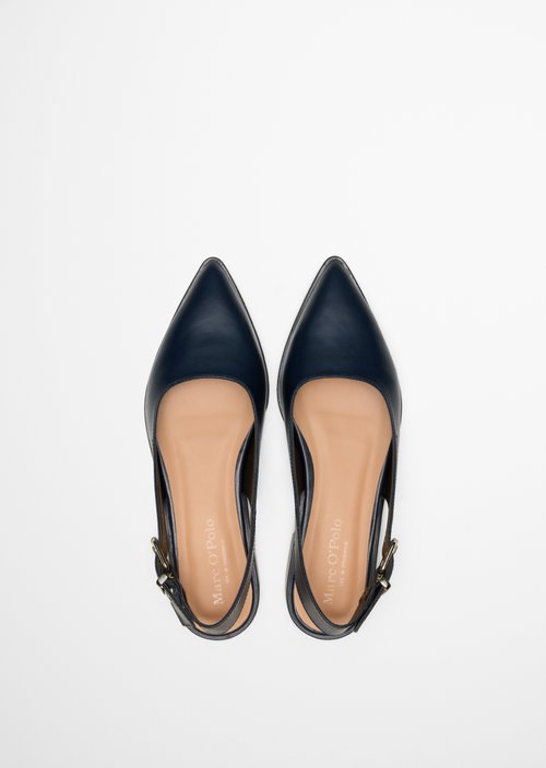 Slingback ballerina model Camilla — True Navy
