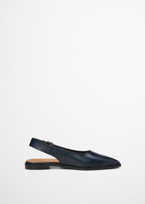 Slingback ballerina model Camilla — True Navy