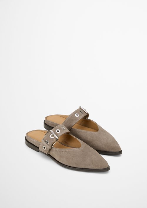 Mules model Camilla — Faded Brown
