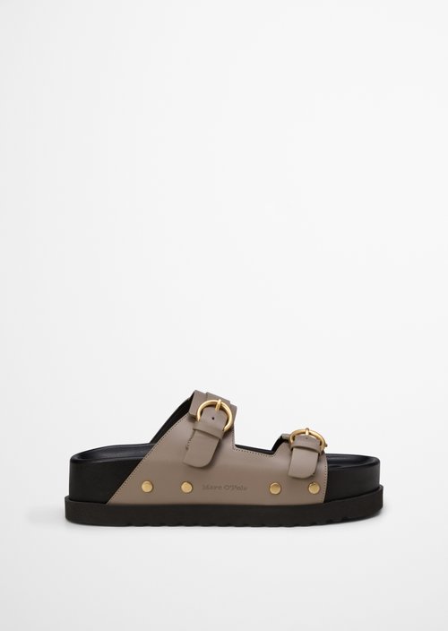 Sandal model Cate — Earthy Taupe