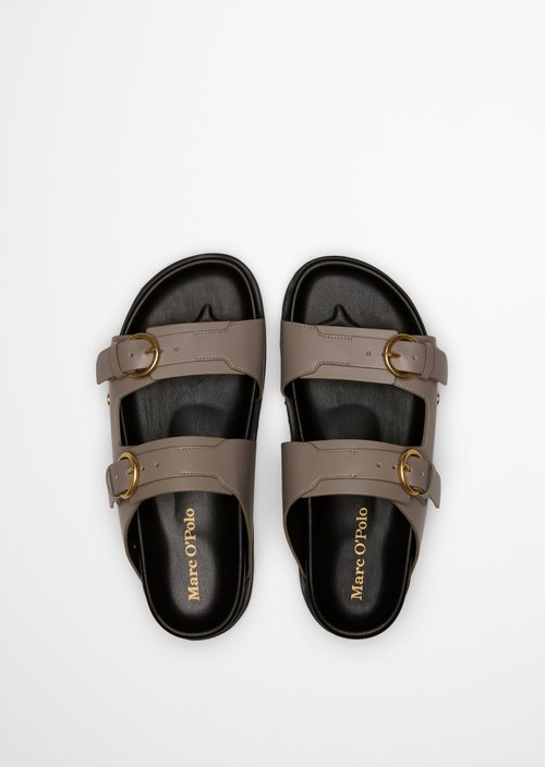 Sandal model Cate — Earthy Taupe