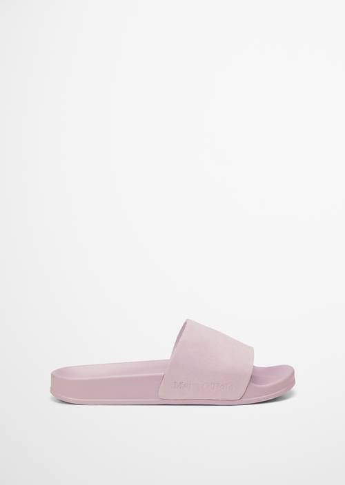 Pantolette Model Erica Dried Rose Ansicht rechter Schuh von außen