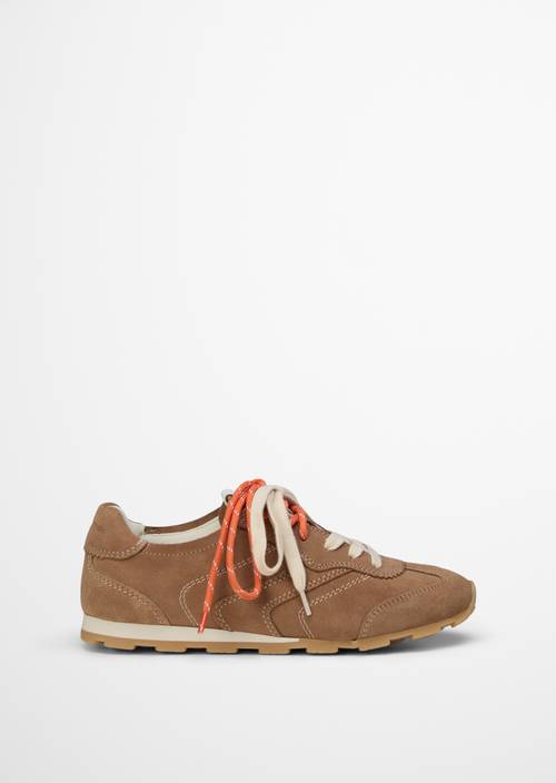 Sneaker Modello Court Darker Sand vista esterna scarpa destra