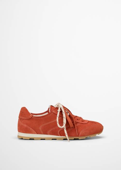 Sneaker Modello Court Rusty Orange vista esterna scarpa destra