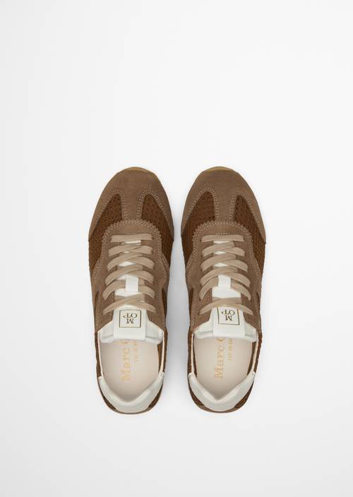 Sneaker model Fabiana Earthy Taupe in top view