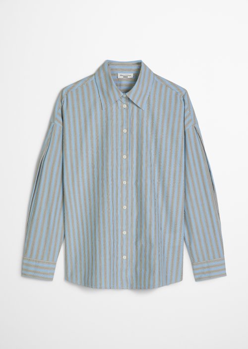 Regular striped blouse — Light Blue