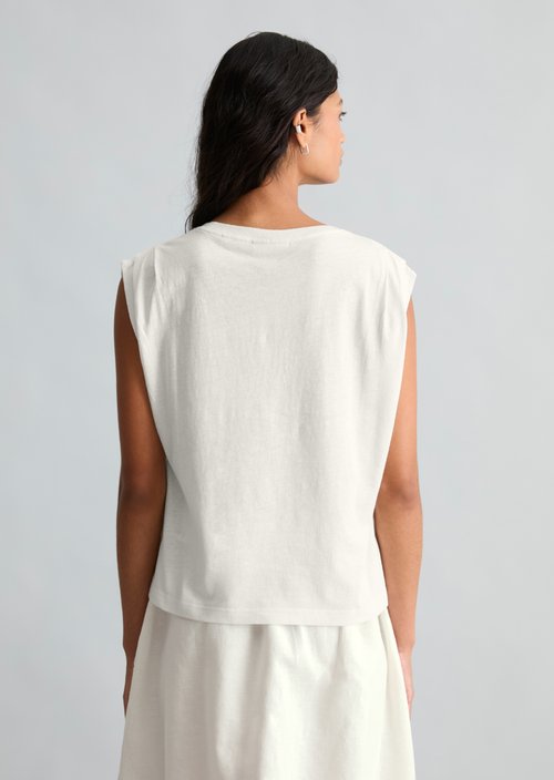 Relaxed T-shirt — Silky White