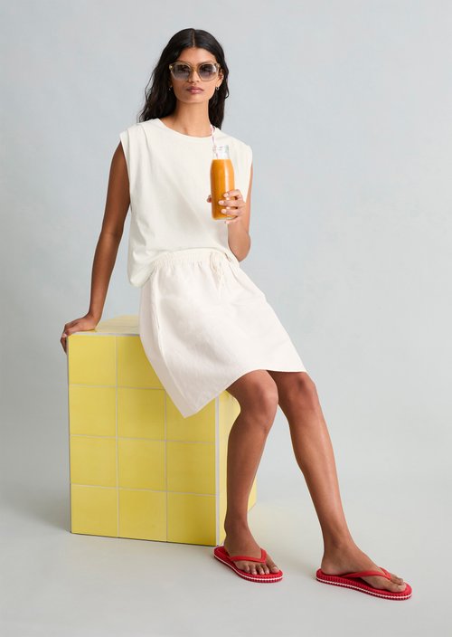Relaxed T-shirt — Silky White