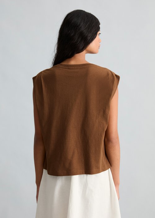 Relaxed T-shirt — Umbra Brown