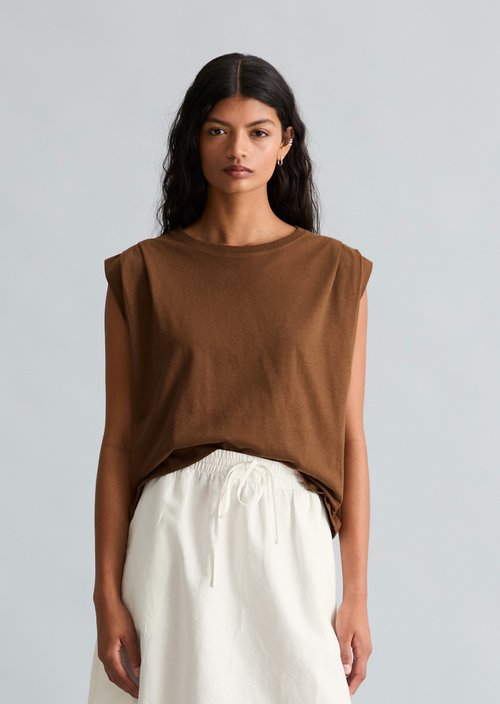 Relaxed T-shirt — Umbra Brown