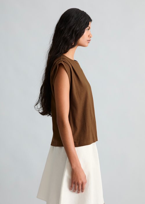 Relaxed T-shirt — Umbra Brown