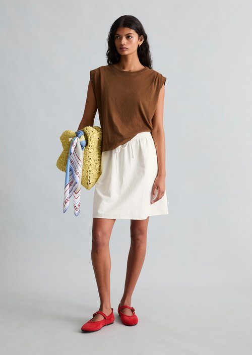 Relaxed T-shirt — Umbra Brown
