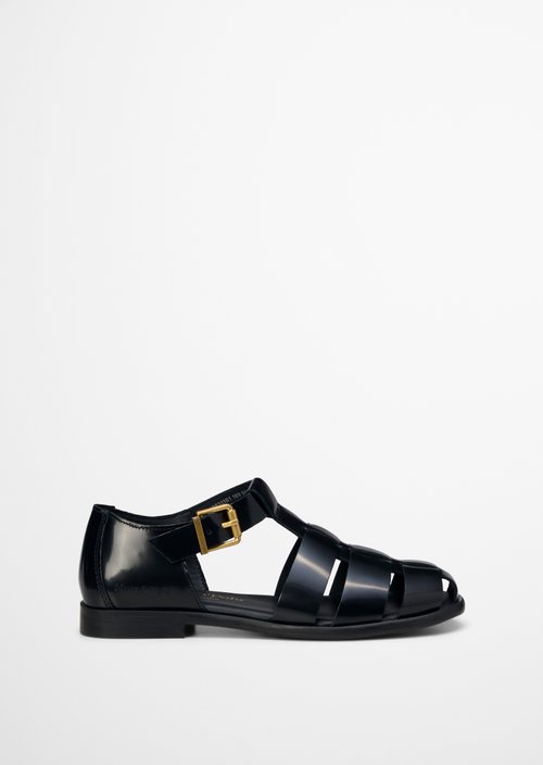 Fisherman sandals model Fiona — Black