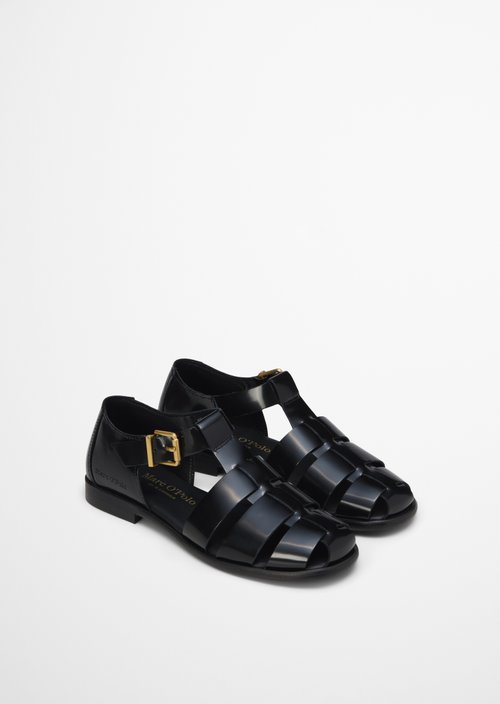Fisherman sandals model Fiona — Black