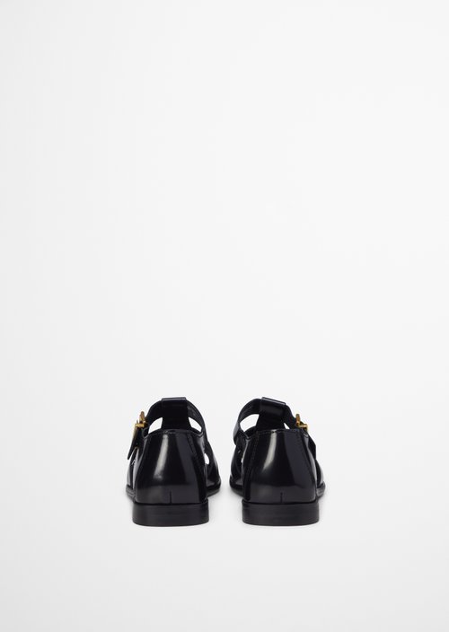 Fisherman sandals model Fiona — Black