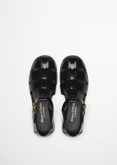 Fisherman sandals model Fiona — Black