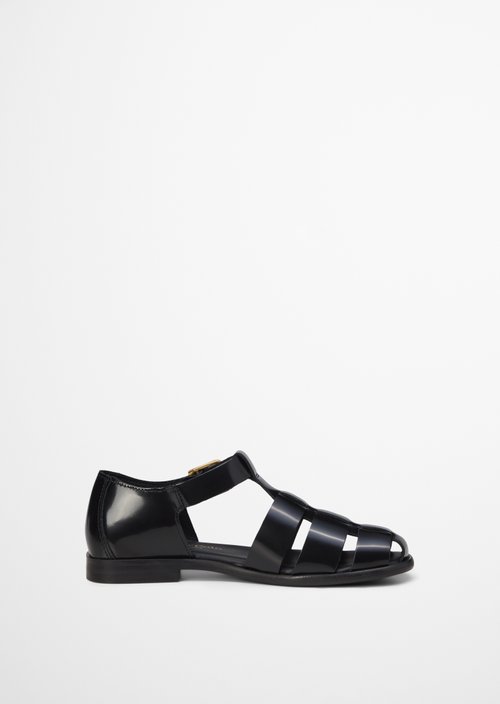 Fisherman sandals model Fiona — Black