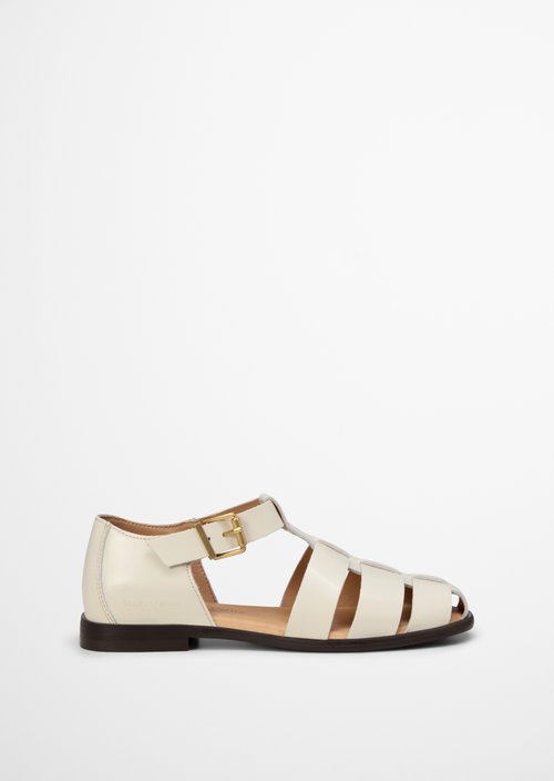 Fisherman sandals model Fiona — Raw Cotton