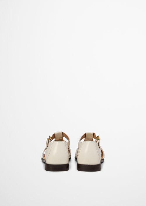 Fisherman sandals model Fiona — Raw Cotton
