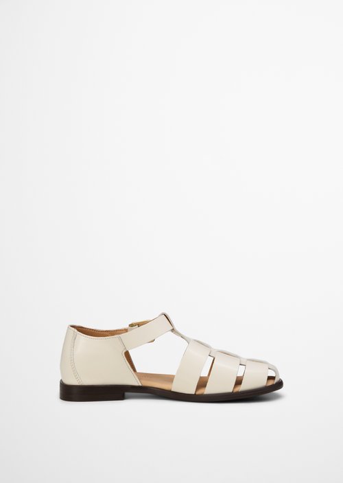 Fisherman sandals model Fiona — Raw Cotton