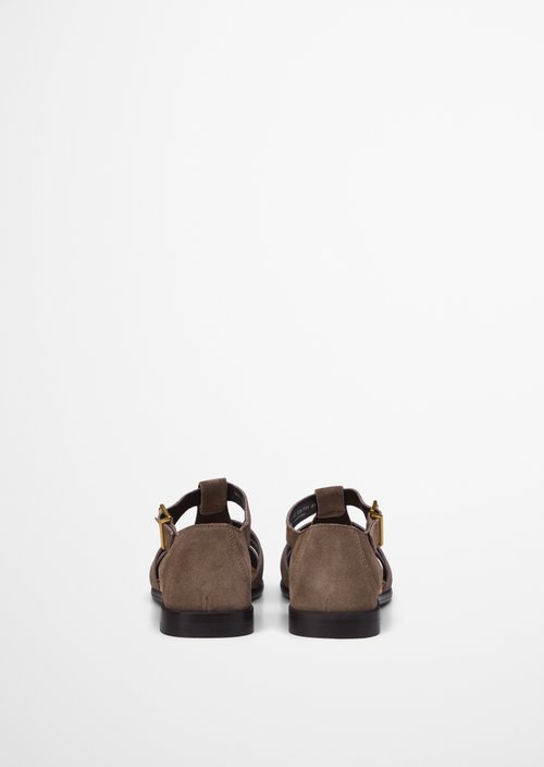 Fisherman sandals model Fiona — Faded Brown