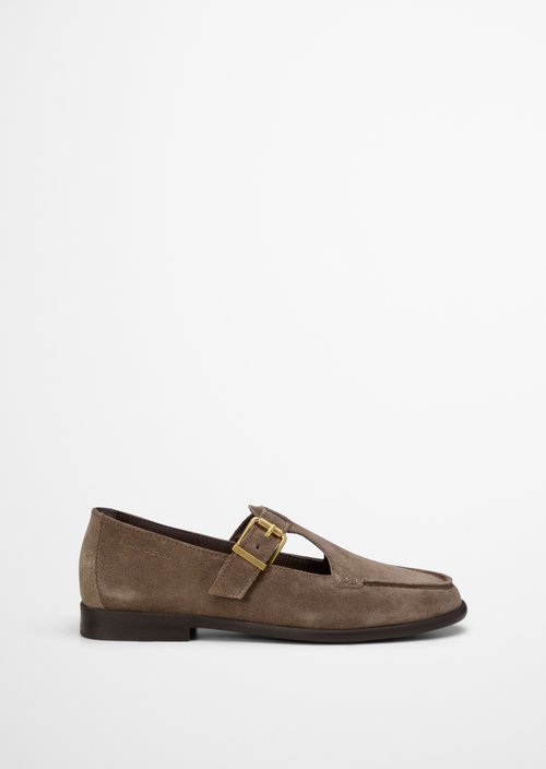 Mary-Jane loafer model Fiona — Faded Brown