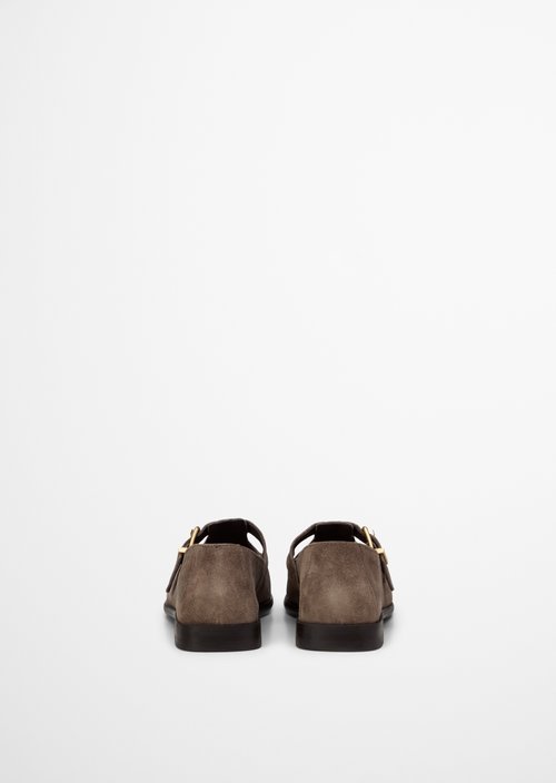 Mary-Jane loafer model Fiona — Faded Brown
