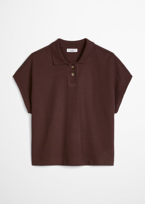 Polo shirt wide — Burnt Aubergine