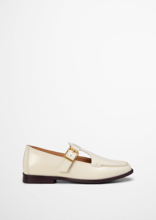 Mary-Jane loafer model Fiona — Raw Cotton