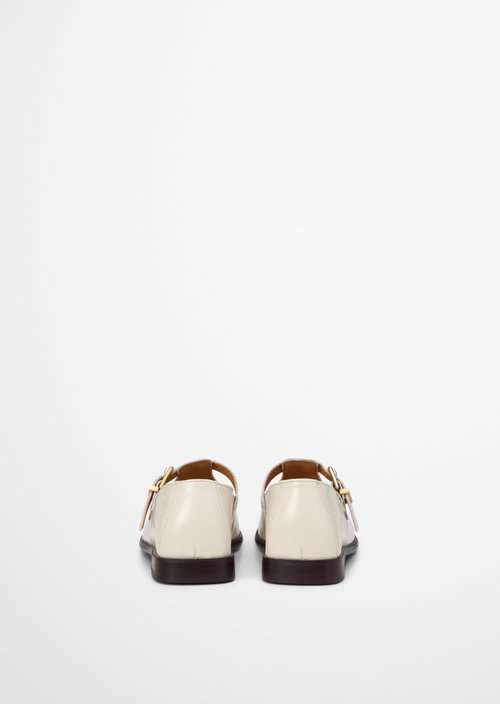 Mary-Jane loafer model Fiona — Raw Cotton