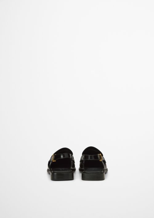 Loafer sandal model Fiona — Black