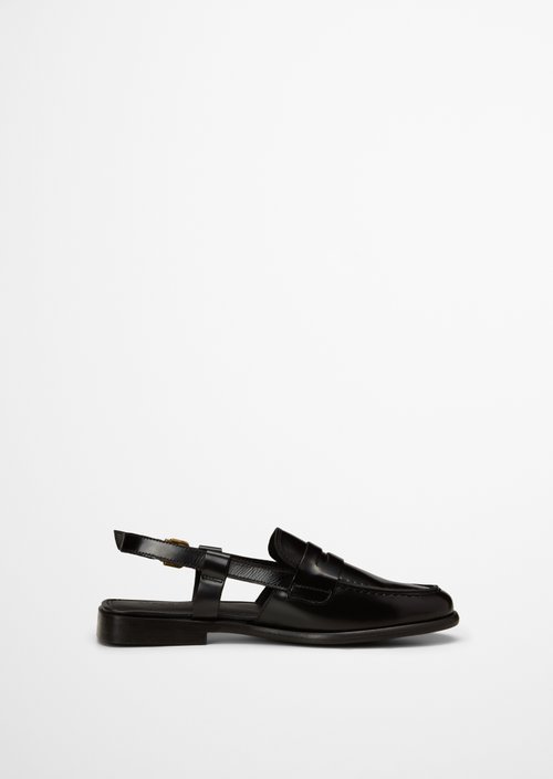 Loafer sandal model Fiona — Black