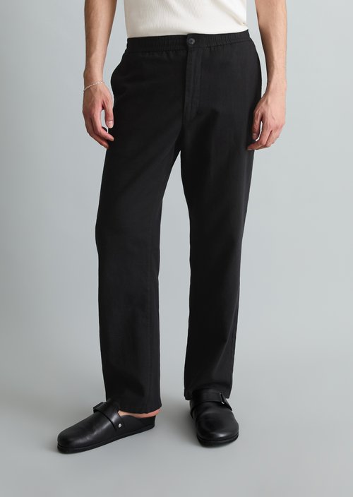 Pants model Malte relaxed — Black