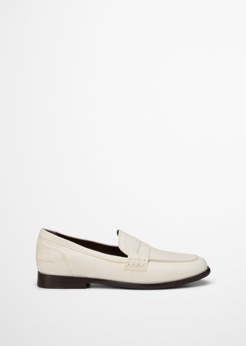 Penny loafer model Fiona — Grey Silk