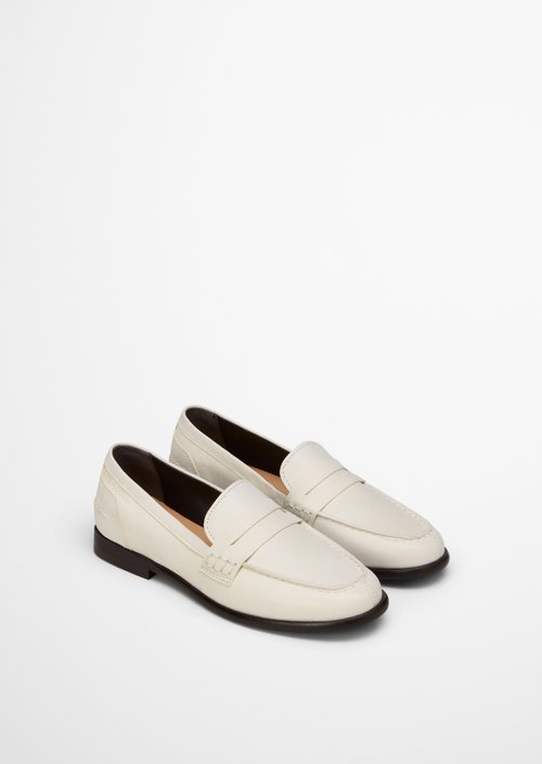 Penny loafer model Fiona — Grey Silk