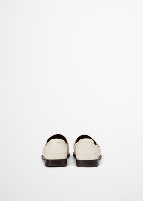 Penny loafer model Fiona — Grey Silk