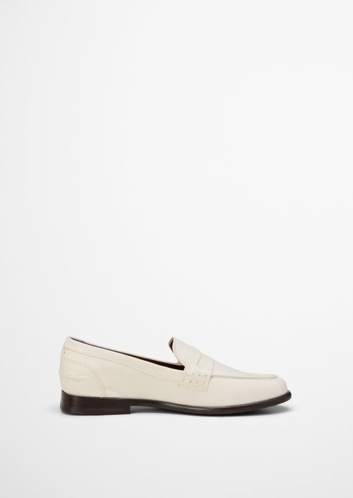 Penny loafer model Fiona — Grey Silk