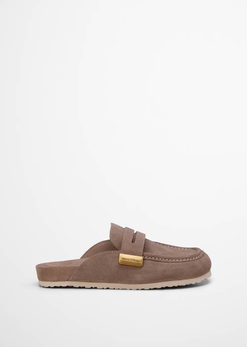 Mule Model Floria Faded Brown Ansicht rechter Schuh von außen