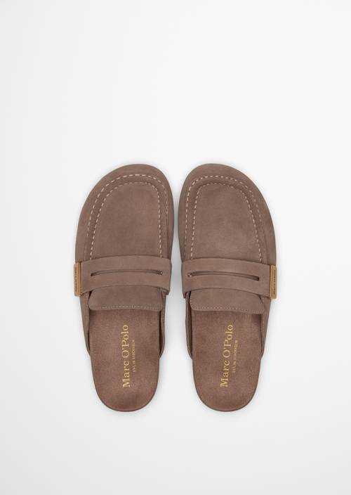 Mule Model Floria Faded Brown in Ansicht von oben