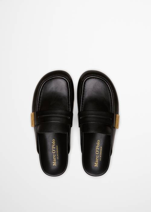 Muilezel model Floria Black in bovenaanzicht