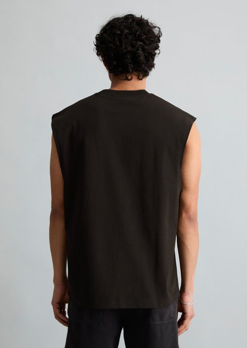 Crayfish Capsule Tank Top — Black