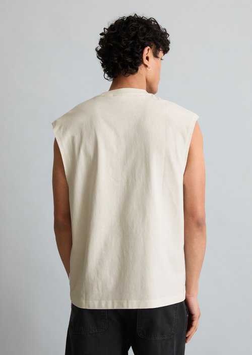 Crayfish Capsule Tank Top — Silky White