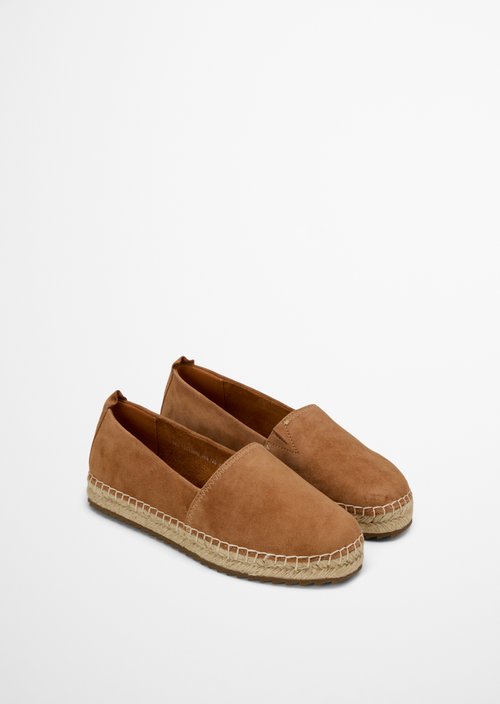 Espadrille sandal model Gem — Cognac