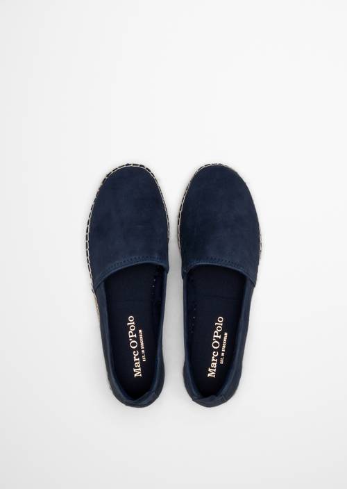 Sandalia alpargata modelo Gem True Navy en vista superior